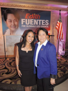Fil-Am councilwoman supports Fuentes candidacy