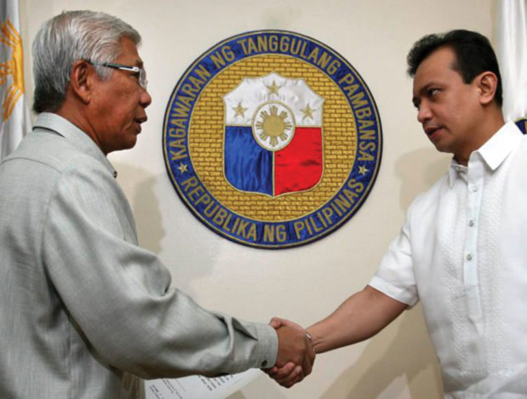 Duterte says ex-Defense Secretary Gazmin signed Trillanes’ amnesty
