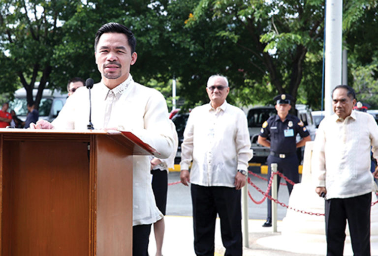 Pacquiao pushes for tobacco tax to aid healthcare bill