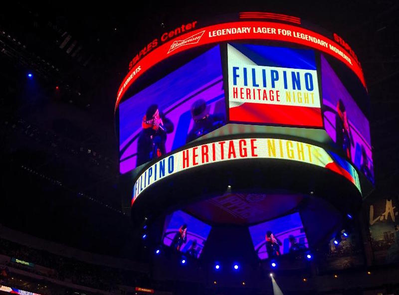 10th annual Filipino Heritage Night held at LA Clippers with halftime  performance, special celebrity basketball game — Sports
