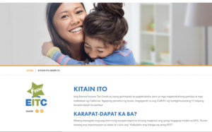 CalEITC4Me rolls out new Tagalog language microsite