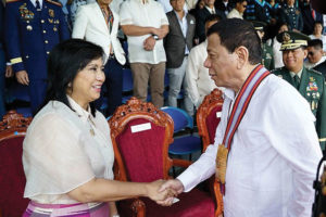 Duterte fires Robredo from drug czar post