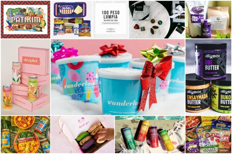 Food and beverage gifts from Fil-Am businesses that deliver tasting experiences at home