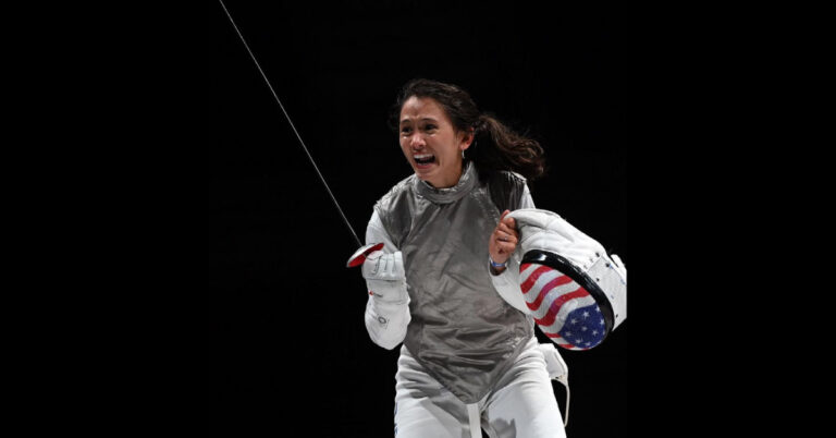 Fil-Am Lee Kiefer makes history, winning US’ first gold medal in individual foil