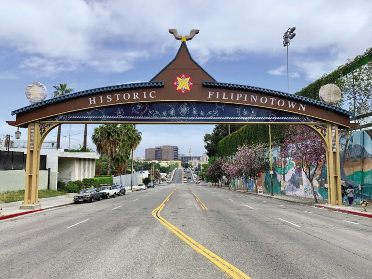 Historic Filipinotown Eastern Gateway installed, community ribbon-cutting scheduled for May 7