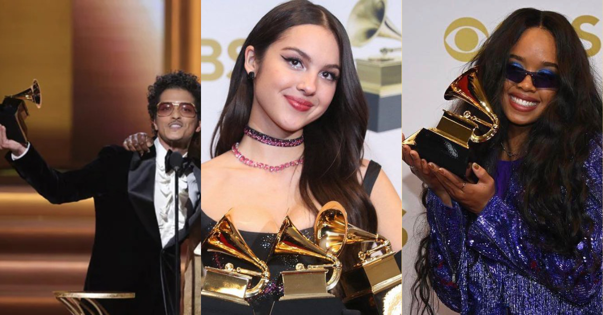 Olivia Rodrigo, Bruno Mars, H.E.R.: Fil-Am artists win big at the 2022  Grammy Awards — Arts & Culture