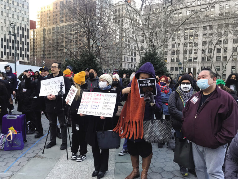 ‘We’re scared and angry’: Filipinos rise up against Asian hate in NYC