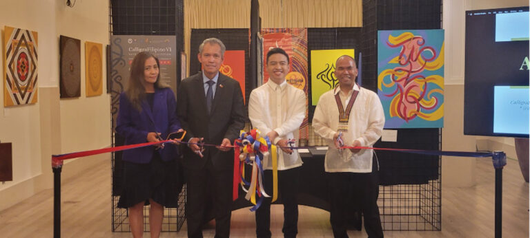 Art exhibit of Baybayin artist Taipan Lucero opens at PH consulate in SF
