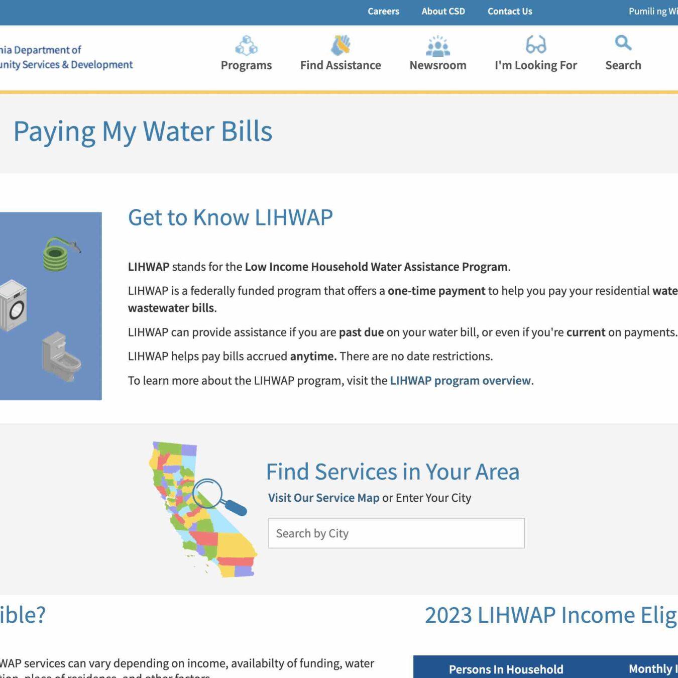 California expands eligibility for low-income water bill assistance to ...