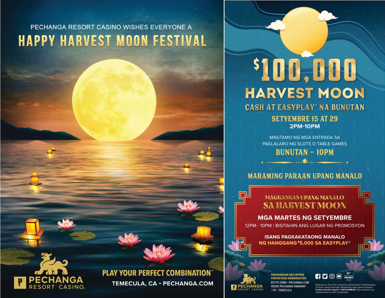 Celebrate the Harvest Moon Festival at Pechanga Resort Casino with full