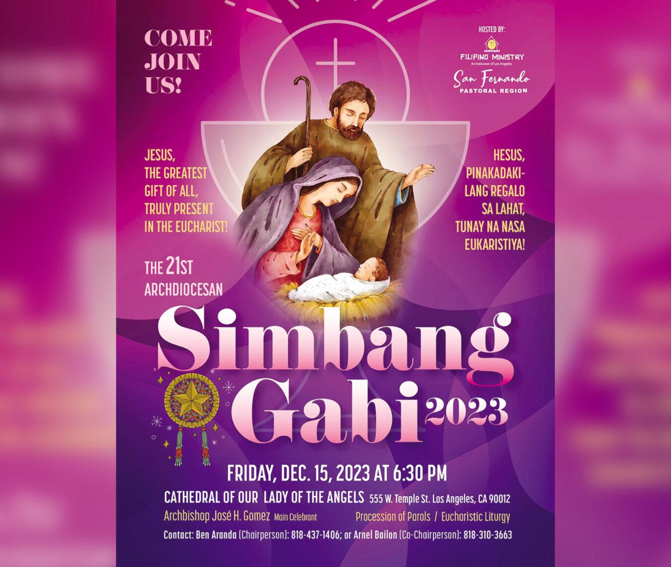 Simbang Gabi 2023 celebration — Events