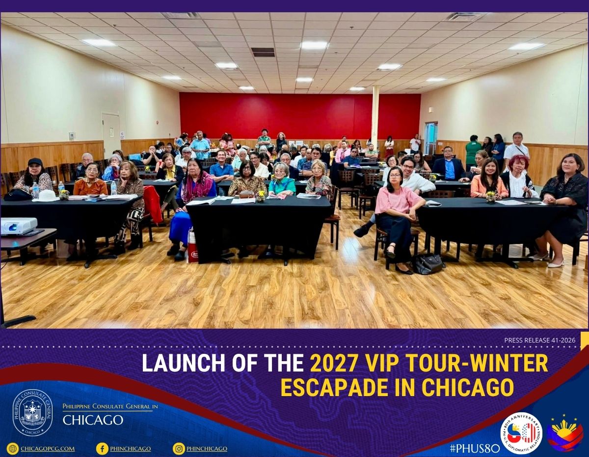 Chicago PCG launches 2027 very important pinoy tour – Winter escapade edition